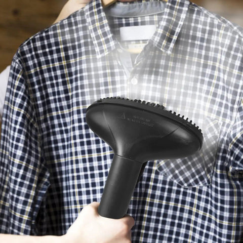 Durable Garment Steamer Hose Replacement For Clothes Heavy Duty High Temperature Resistant Steam Ironing Tube in use on shirt
