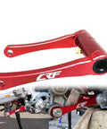 Adjustable Rear Lowering Link for CRF300L and CRF300L Rally 2021-2026 CNC Machined Red Dope Drop Link Kit for Motorcycle Rear Suspension Arm Lower Ride Height About 1.75 Inches, red anodized aluminum