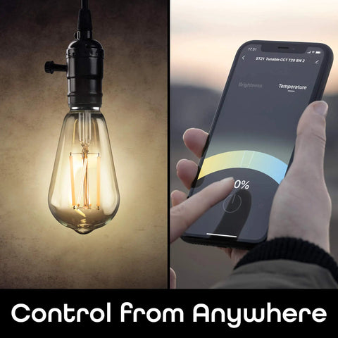 Smart WiFi LED Light Bulb Tunable White Dimmable With Voice And App Control Compatible With Alexa And Google Home Energy