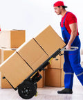 Beefed Up Motorized Hand Truck With 1200W Power And Stair Climbing Capability, Hauls Up To 881 Lbs Smoothly, Lithium Battery, Dual Safety Ropes, Electric Moving Cart For Household Appliances And Heavy Cargo Transport hauling boxes indoors