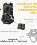 Toe Clip Cage For Peloton Pedals Only Dual Function Pedal Adapters Convert Look Delta Pedals To Dual Function Pedals diagram