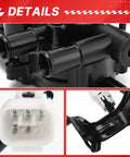 Direct Bolt On Coolant Control Valve For 2004 To 2009 Toyota Prius 1.5L close-up showing connectors and pipes for precise installation.