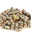 Twenty Pack Universal Throttle Cable Ends With Screws End Caps For Motorcycle Scooter Dirt Bike And Bicycle Fits Up To Three Millimeter Wires