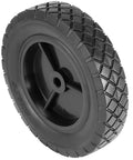 2 Pack 8 Inch Solid Rubber Wheels for Hand Trucks and Carts Replacement Tire With 1/2 Inch Bore and Offset Axle, durable PP hub