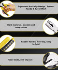 Heavy Duty Fence Pliers With 600 Wire Cage Clips J Clip And Snap Ring Fasteners 6.7 Inch Pliers With Non Slip Handle features