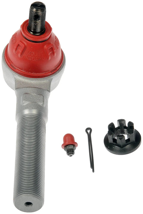 Patented Steering Tie Rod End With Rugged Duty Build, Beefy ArmourGrade Ball Stud, Greaseable IntegraFit Bearing, Heavy Duty Link For Trucks And SUVs, Long Lasting, High Performance Steering Component; threaded tie rod end with hardware