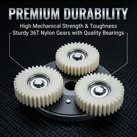 Heavy Duty Electric Motor Gear Clutch Kit With 36T Nylon Gear Planetary System for 500W to 750W Motor Replacement