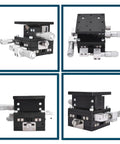 60 X 60mm XYZ 3 Axis Linear Stage with Manual Sliding Table for Optical Lab Precision Measurement, aluminum alloy build