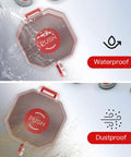 Emergency Stop Button Switch Cover Dustproof Safety Plastic Protector Lockout Cover Round Hole Compatible With 30mm Mounting 4 Pack