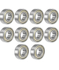 Sweet 10mm Bore Shielded Ball Bearings 22mm OD 6mm Wide Set C3 High Speed Double Shielded for Low Noise 10 Pcs displayed
