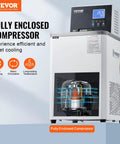 Heavy Duty Lab Chiller Smooth Operator Circulator Rock Solid Temp Control Six Liter Stainless Steel Tub with digital panel