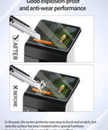 Comparison of Premium Garmin Approach R50 Screen Protector Pro Grade for golf monitor before and after application