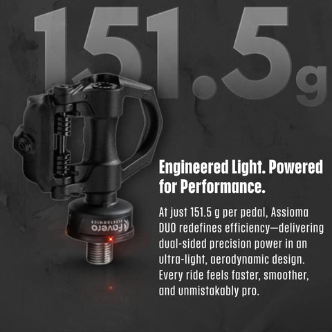 Dual-Sided Power Meter Pedals Bundle showcasing a lightweight pedal with aerodynamic design and pro-grade efficiency.
