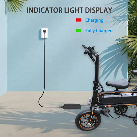 UL Certified 54.6V Ebike Charger For 48V Lithium Batteries With 5.5x2.1mm Or 5.5x2.5mm DC Connector, Wide 100 To 240V Input, 2.5A Max Output 54.6V 1.5A, Safe Fast Charge For Your Electric Bike, Easy Plug And Play