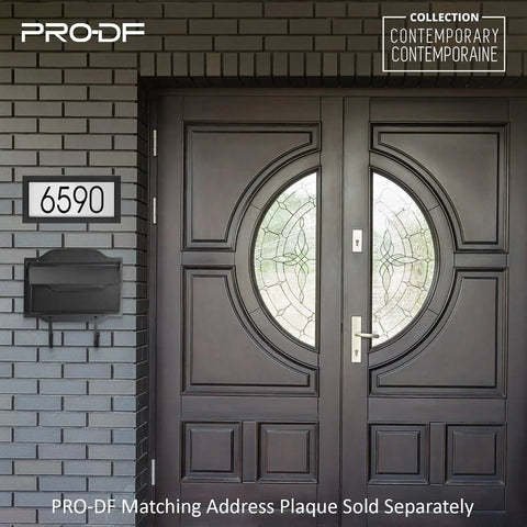 Wall Mount Luxury Mailbox In Rustproof Cast Aluminum Black Finish With A Slick Contemporary Look Easy Front Mount Install