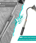 Heavy Duty Garden Hoe For Weeding And Loosening Soil With A 6 Inch Welded Steel Head And 54 Inch Stainless Handle comparison image