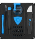 Essential Electronics Toolkit for DIY Home and Tech Repairs with Magnetic Bit Screwdriver and opening tools in case