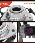 Two Front Wheel Bearing And Hub Assembly With ABS For 2002 2009 Chevy Trailblazer SSR Envoy XL XUV Ascender Bravada Rainier 6 Lug 2 Pack Heavy Duty Ready To Roll