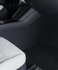 Juniper Center Console Side Anti Kick Mats for Tesla Model Y 2025 2026 Refresh installed in car interior