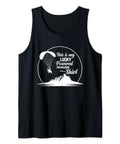 This Is My Lucky Powered Paragliding Tank Top For Paramotor Fans Totally A Funny Paraglider Design For Powered Paraglider Pilots And Paramotoring Enthusiasts Black