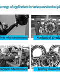 Heavy Duty 5 Through 20 Ton Hydraulic Gear Puller Kit Wheel Bearing Separator 3 Jaw Design Vertical Horizontal With Case For Mechanics And DIY Guys Wanting A Badass Tool To Knock Out Rusty Stuck Stuff Strong Steel Built To Last For Tough Garage Jobs used in railway, overhaul, and bearing service
