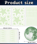 1086 Piece Glow In The Dark Stars And Moon Wall Decals Set For Ceiling And Walls Solar System Galaxy Kids Bedroom Living