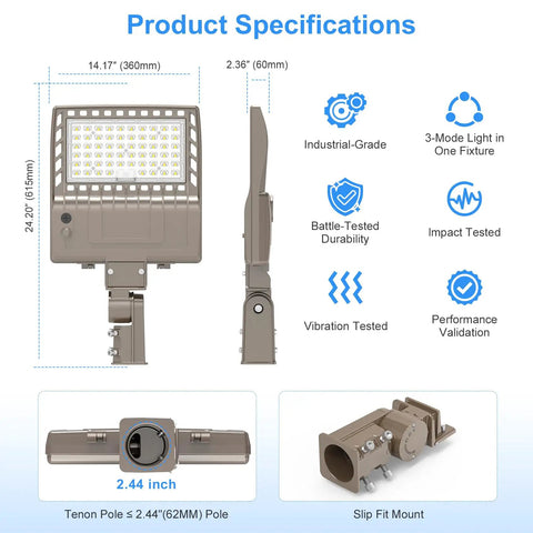 Diagram of High Output 110W LED Work Light With Bright White Flood Beam For Off Road Rigs Trucks And Trailers Rugged Aluminum Housing Weatherproof Build