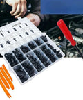 Genuine Auto Bumper Retainer Clips Kit For Chevy Hhr With Removal Tool Flexible Nylon Fasteners Mix Sizes For Panel Body Repair Heavy Duty Fitment, 240pcs tray