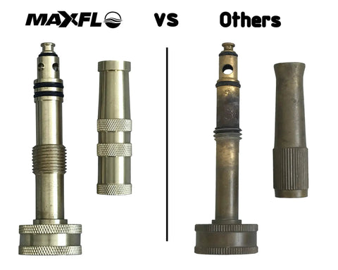 Badass Brass High Pressure Hose Nozzle With Adjustable Fan Cone And Jet Patterns Hella Durable Leakproof O Ring Seals For Standard Garden Hoses And Pressure Washers Built Different Zero Hassle Setup