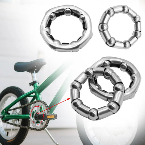 4 Piece Bike Ball Bearing Retainer Set With 8mm Balls, 38mm Outer Diameter, 24mm Inner Diameter, for crank bottom bracket on bike