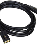 Premium High Speed Usb Extension Cable Male To Female Six And A Half Feet Long Hella Reliable Black Cord With Gold Plated Connectors For Laptops Printers Straight Up Plug Connection