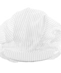 Hella Breathable Antistatic Mesh Protective Cap With Knockout Grip For Electronics Shops And Cleanrooms Plus Dustproof Work Hats with white striped design