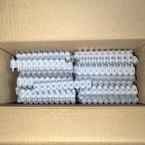 Box of Gas Concrete Drive Pins For GX3 GX100 GX120 Tools 25mm 1 Inch Long Nails Pack Of 500 Workhorse Masonry Fasteners