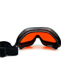 OD5 Plus Laser Safety Glasses for 190 to 540 Nm Absorption Type Protective Goggles With 50 Percent Visible Transmittance, front view