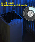 Supercompact Portable Washer And Dryer Combo That Really Gonna Fit Right In Apartments Dorms Condos And Rv Lifestyle Lightweight showing quick wash timer in a compact design.