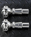 Heavy Duty 3/4 Inch Chromoly Heim Joints Rod End Kit Right And Left Thread with polished finish and steel components.