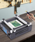 High Power Soldering Hot Plate 110V 450W With LED Digital PID Temperature Control, Large 4.72x4.72 Inch Heating Surface in use