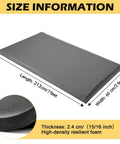 2 By 7 Ft Anti Fatigue Floor Mat With Fifteen Sixteenth Inch Thick Ergonomic Design For Standing Comfort Non Slip Diamond Plate