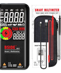 Smart Digital Multimeter 9999 Counts Pocket Voltmeter Rechargeable With Color LCD Display and accessories