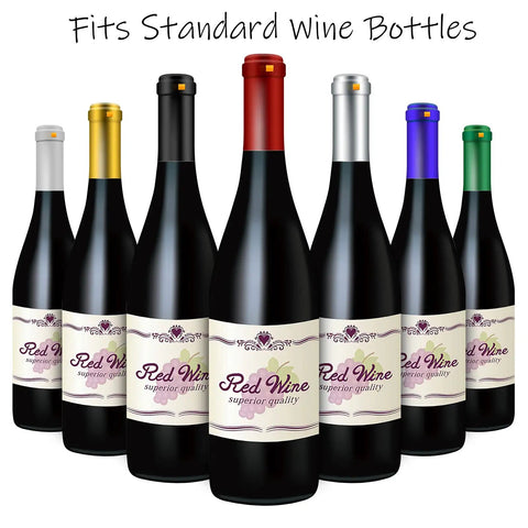 PVC Heat Shrink Capsules For Wine Bottles Matte Black Set Of 80 With Bottle Seals Corks And Shrink Wrap Sleeves For A Pro Look At Home Cellars And DIY Wine Bottle Packaging, fits standard wine bottles