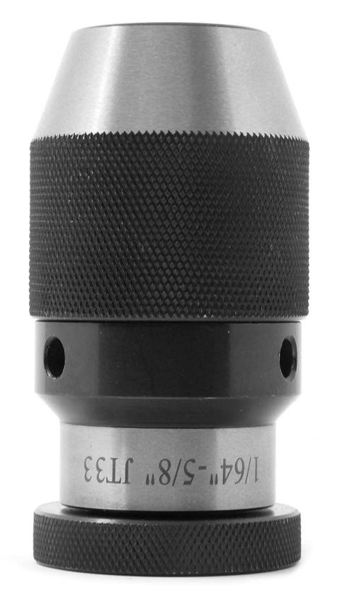Heavy Duty Keyless Drill Chuck With One Sixty Fourth To Five Eighths Inch Capacity, Ultra Low Runout Under 0.004 Inches