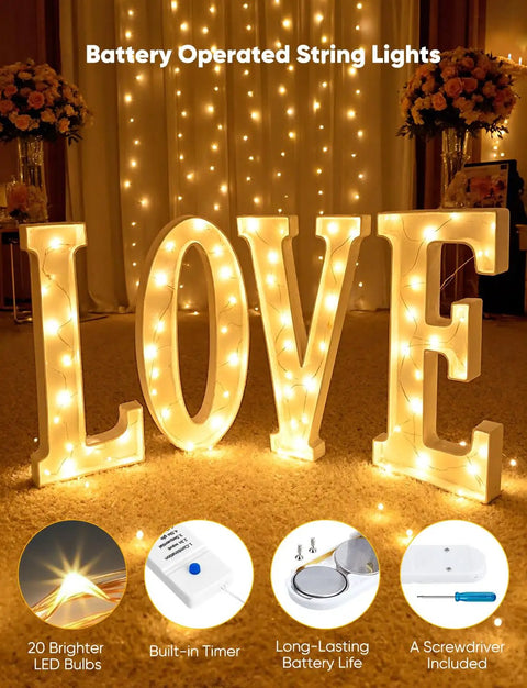 12 Pack Battery Operated Fairy String Lights With 7 Feet Silver Wire And 20 LED Warm White Twinkle Lights Eight Modes Waterproof