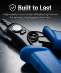 Crimping Pliers For Jewelry Making And Bead Crimp Tool For Delicate Beading With 2mm To 5mm Beads, Easy Grip, High Quality