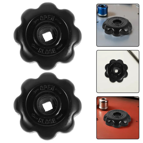 Premium Replacement Hand Wheel Valve For 10 Pack Of Black Aluminum Cylinder Regulators With Easy Grip Control Handle For Quick Service And Effortless Maintenance On Industrial Tanks, black aluminum hand wheel