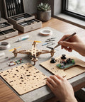 Assembling Beginner Friendly Wooden Drone Kit With Beech Wood Frame And Protective Cage One Key Takeoff Quad To Learn STEM Flying Dope