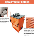 Heavy Duty Electric Rebar Bender And Cutter With 3 Foot Switch For 6 To 32 Mm Steel Rods Built Tough At 110V 3000W showing front and side handles for easy carrying.