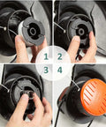 Installation steps of 16 Pack Autofeed Weed Eater String For Black Decker, 0.065 Inch Replacement Spool, 360 Feet Total, AF-100 Compatible