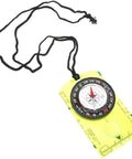 Orienteering Compass For Hiking And Backpacking, Your Go To Portable Scale Compass, durable acrylic dial with lanyard for navigation