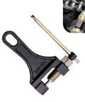 Chain Breaker Tool For 420-530 Roller Chain With Beefy Alloy Build showing precise pin alignment feature.