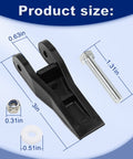 Extension Ladder Lock Flipper Kit 29 1 Replacement with 3-inch flipper, 1.31-inch bolt, nut, and washer size details